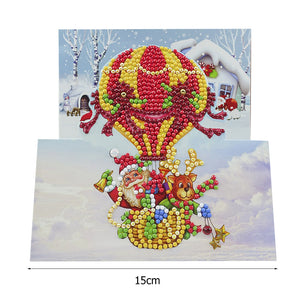 8pcs/Set-Christmas-Diamond Cartes de voeux