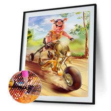 Charger l&#39;image dans la galerie, Porc - diamant rond complet - 30x40cm
