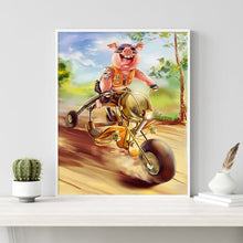Charger l&#39;image dans la galerie, Porc - diamant rond complet - 30x40cm
