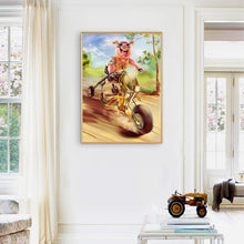 Charger l&#39;image dans la galerie, Porc - diamant rond complet - 30x40cm
