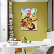 Charger l&#39;image dans la galerie, Porc - diamant rond complet - 30x40cm
