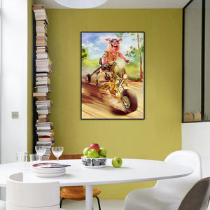 Porc - diamant rond complet - 30x40cm