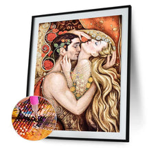 Charger l&#39;image dans la galerie, Couple - diamant rond complet - 30x40cm
