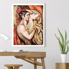 Charger l&#39;image dans la galerie, Couple - diamant rond complet - 30x40cm
