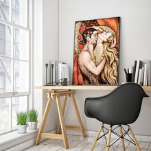 Charger l&#39;image dans la galerie, Couple - diamant rond complet - 30x40cm
