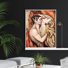 Charger l&#39;image dans la galerie, Couple - diamant rond complet - 30x40cm
