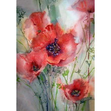 Charger l&#39;image dans la galerie, Ensemble de fleurs - diamant rond complet - 30x40cm
