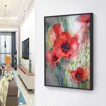 Charger l&#39;image dans la galerie, Ensemble de fleurs - diamant rond complet - 30x40cm
