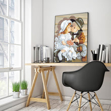 Charger l&#39;image dans la galerie, Poupée - diamant rond complet - 30x40cm
