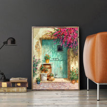 Charger l&#39;image dans la galerie, Porte ensoleillée - diamant rond complet - 30x40cm
