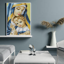 Charger l&#39;image dans la galerie, Amour de mère - diamant rond complet - 30x40cm
