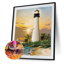 Charger l&#39;image dans la galerie, Phare - diamant rond complet - 30x40cm

