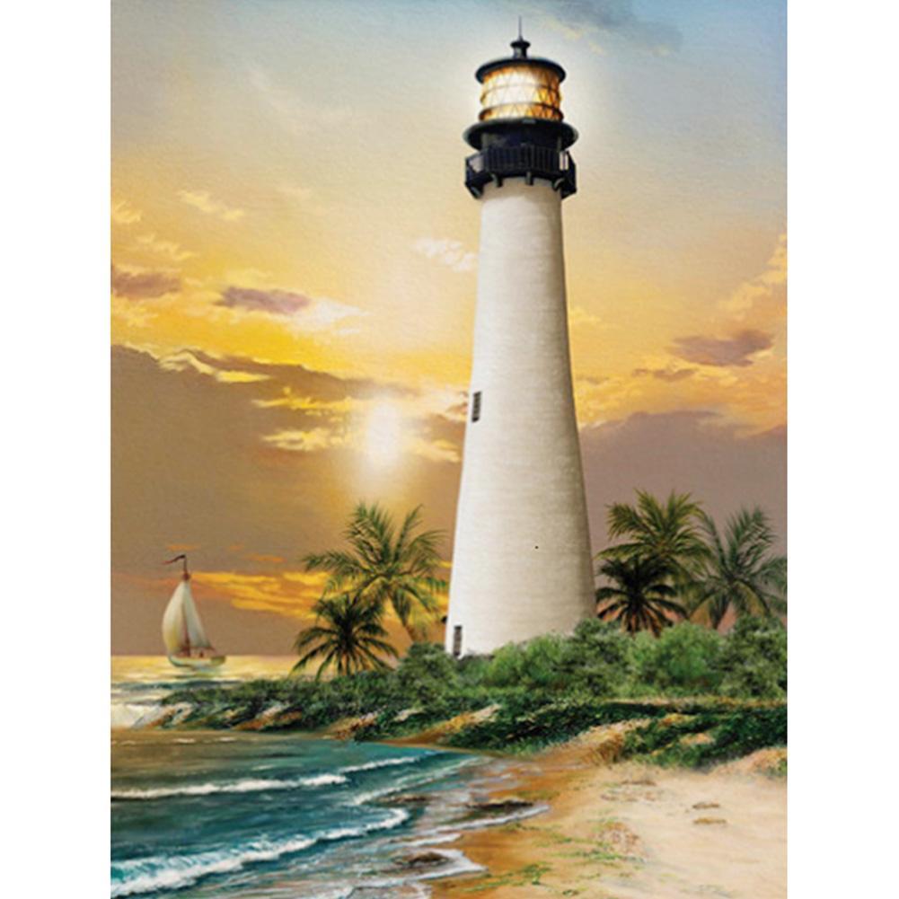 Phare - diamant rond complet - 30x40cm