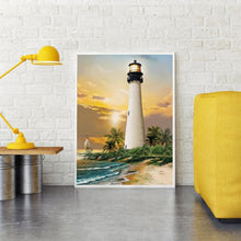 Charger l&#39;image dans la galerie, Phare - diamant rond complet - 30x40cm
