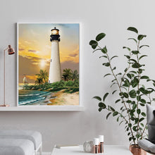 Charger l&#39;image dans la galerie, Phare - diamant rond complet - 30x40cm
