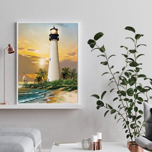 Phare - diamant rond complet - 30x40cm