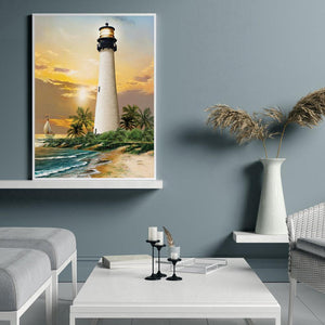 Phare - diamant rond complet - 30x40cm