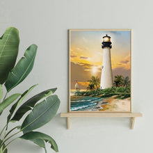 Charger l&#39;image dans la galerie, Phare - diamant rond complet - 30x40cm
