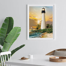 Charger l&#39;image dans la galerie, Phare - diamant rond complet - 30x40cm
