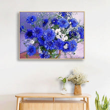 Charger l&#39;image dans la galerie, Fleurs - diamant rond complet - 40x30cm
