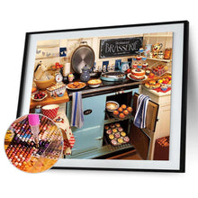 Charger l&#39;image dans la galerie, Motif Mosaicchen - diamant rond complet - 40x30cm
