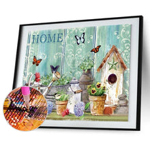 Charger l&#39;image dans la galerie, Jardinage - diamant rond complet - 40x30cm
