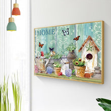 Charger l&#39;image dans la galerie, Jardinage - diamant rond complet - 40x30cm
