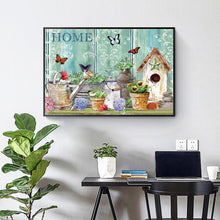 Charger l&#39;image dans la galerie, Jardinage - diamant rond complet - 40x30cm
