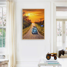 Charger l&#39;image dans la galerie, Ensemble de voiture de conduite - diamant rond complet - 30x40cm
