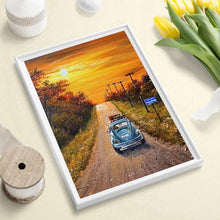 Charger l&#39;image dans la galerie, Ensemble de voiture de conduite - diamant rond complet - 30x40cm
