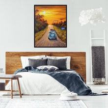 Charger l&#39;image dans la galerie, Ensemble de voiture de conduite - diamant rond complet - 30x40cm
