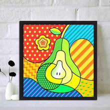 Charger l&#39;image dans la galerie, Poire - diamant rond complet - 30x30cm
