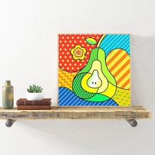 Charger l&#39;image dans la galerie, Poire - diamant rond complet - 30x30cm
