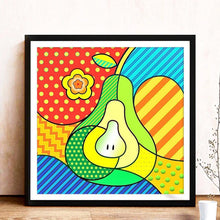 Charger l&#39;image dans la galerie, Poire - diamant rond complet - 30x30cm
