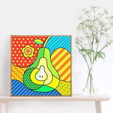 Charger l&#39;image dans la galerie, Poire - diamant rond complet - 30x30cm
