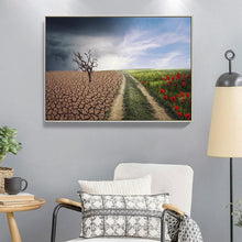 Charger l&#39;image dans la galerie, Champ sec - diamant rond complet - 40x30cm
