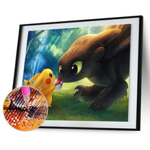 Charger l&#39;image dans la galerie, Dessin animé mignon - diamant rond complet - 40x30cm
