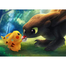 Charger l&#39;image dans la galerie, Dessin animé mignon - diamant rond complet - 40x30cm
