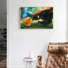 Charger l&#39;image dans la galerie, Dessin animé mignon - diamant rond complet - 40x30cm
