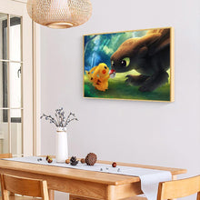 Charger l&#39;image dans la galerie, Dessin animé mignon - diamant rond complet - 40x30cm
