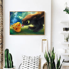 Charger l&#39;image dans la galerie, Dessin animé mignon - diamant rond complet - 40x30cm
