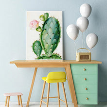 Charger l&#39;image dans la galerie, Cactus - diamant rond complet - 30x40cm
