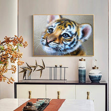 Charger l&#39;image dans la galerie, Tigre - diamant rond complet - 40x30cm
