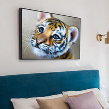 Charger l&#39;image dans la galerie, Tigre - diamant rond complet - 40x30cm

