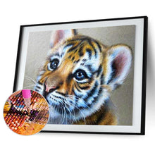 Charger l&#39;image dans la galerie, Tigre - diamant rond complet - 40x30cm
