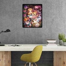 Charger l&#39;image dans la galerie, Alice mignonne - diamant rond complet - 30x40cm
