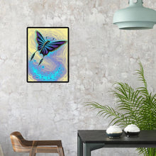 Charger l&#39;image dans la galerie, Papillon - diamant rond complet - 30x40cm
