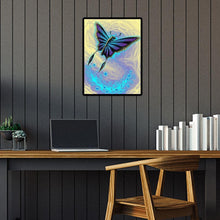 Charger l&#39;image dans la galerie, Papillon - diamant rond complet - 30x40cm
