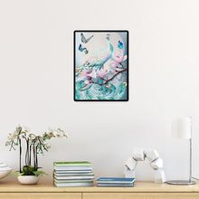 Charger l&#39;image dans la galerie, Paon - diamant rond complet - 30x40cm
