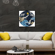 Charger l'image dans la galerie, Deux grue volantes - diamant rond complet - 40x40cm
